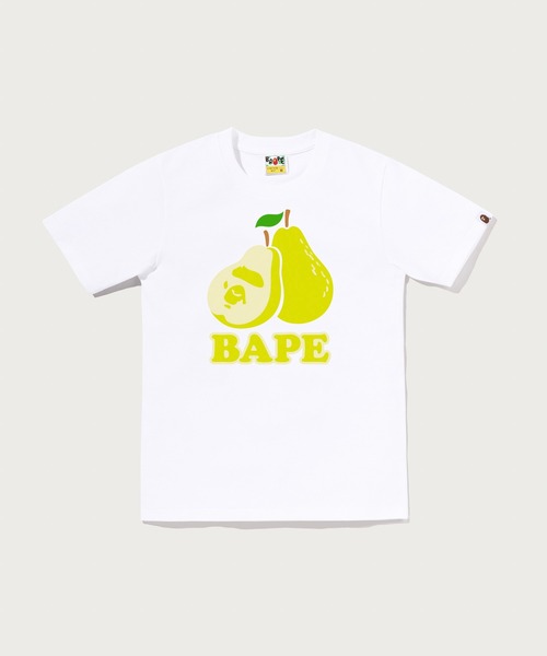 A BATHING APE（アベイシングエイプ） tシャツ 半袖 BAPE PEAR TEE