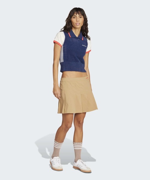 adidas（アディダス） ベスト ジレ フラッフィー ニットベスト 