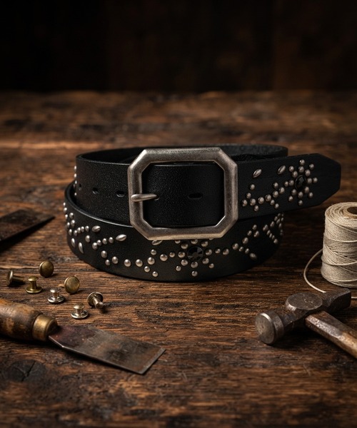 JACKROSE（ジャックローズ） ベルト TACHIYA 38mm スタッズベルト 2