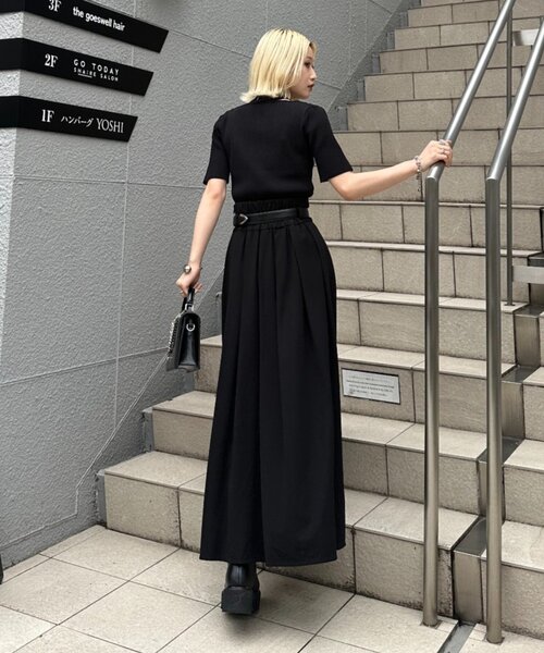 「Lui's」 ロングスカート FREE ブラック レディース_画像4