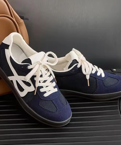 「Port」 ローカットスニーカー M ネイビー レディース_画像9
