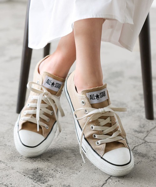 箱入り　未使用　CONVERSE コンバース キャンバスオールスター　ベージュ CONVERSE 土日祝出荷対応 コンバース スニーカー キャンバス