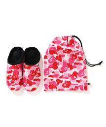AAPE BY A BATHING APE トラベルポーチセット A BATHING APE（アベイシングエイプ） 旅行 ABC SLIPPERS ＆ POUCH SET