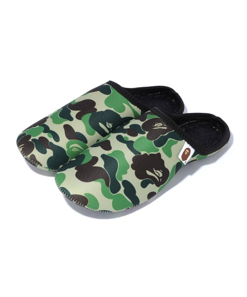 A BATHING APE（アベイシングエイプ） 旅行 ABC SLIPPERS ＆ POUCH SET