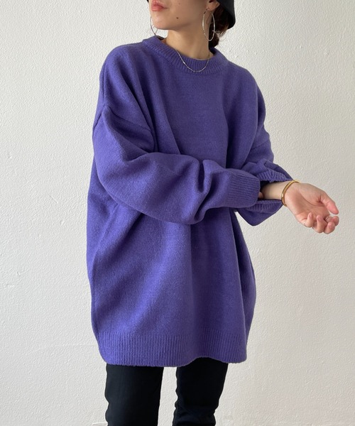 wee9s（ウィークス） ニット セーター over size loose knit