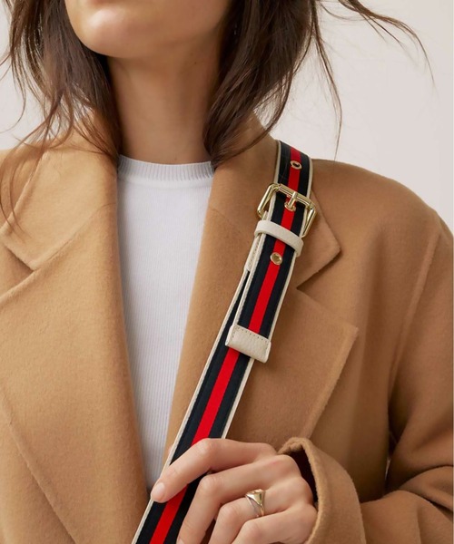 Bandolier★KIMBERLY★キンバリー クロスボディ iPhoneケース Kimberly Adjustable Crossbody Bandolier - Ivory/Gold