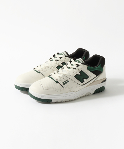 【NEW BALANCE ニューバランス】 550VTC 24cm New Balance BB550VTC WHITE/GREEN（ニューバランス BB550VTC