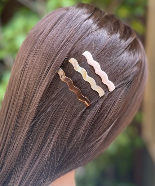 TONE（トネ） ヘアピン 「Kukulu TOKYO」なみなみ シルエット ヘアピン