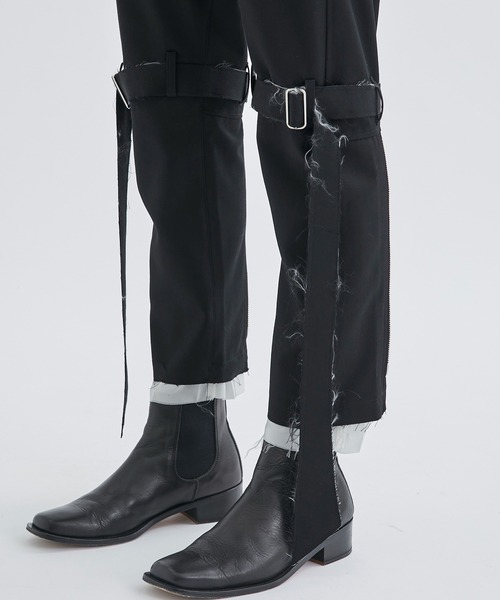 最終値下げsulvam サルバム ROPE SLIM PANTS ナイロンパンツ サルバム sulvam Classic Slim Pants （Black） -デザイナーズ