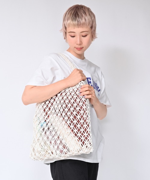 Alite cloth（アリーテクロス） ハンドバッグ マクラメ編みトート