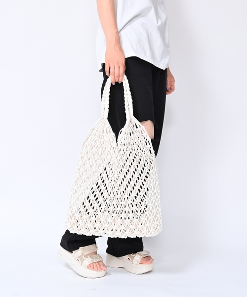 Alite cloth（アリーテクロス） ハンドバッグ マクラメ編みトート