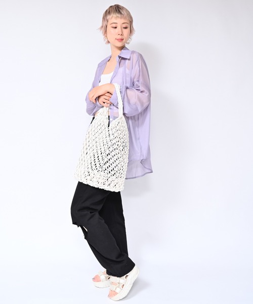 Alite cloth（アリーテクロス） ハンドバッグ マクラメ編みトート