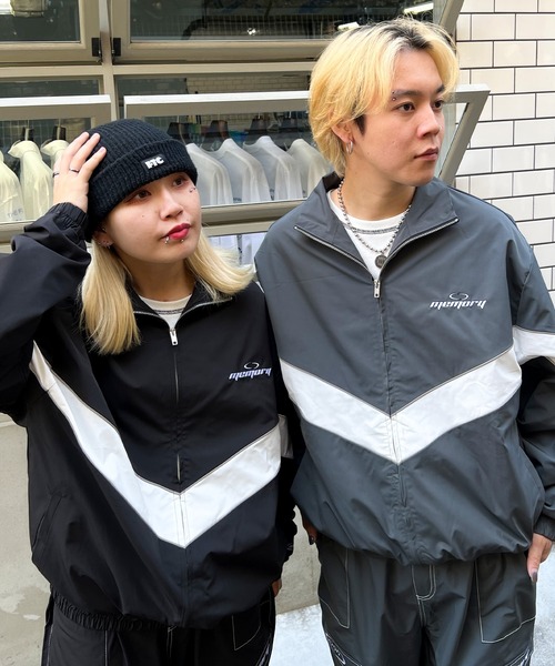 MEMORY ナイロンジャケット 「MEMORY」リフレクター ワイド トラック