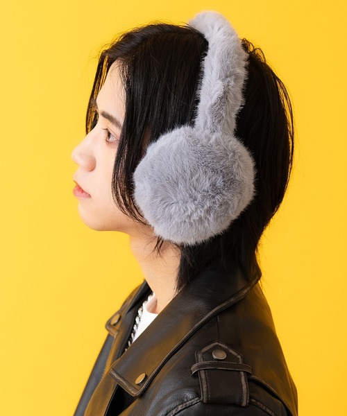 耳当て イヤーマフ an meets zakka モコモコファーイヤーマフ