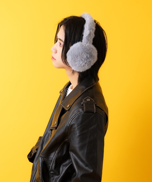 耳当て イヤーマフ an meets zakka モコモコファーイヤーマフ