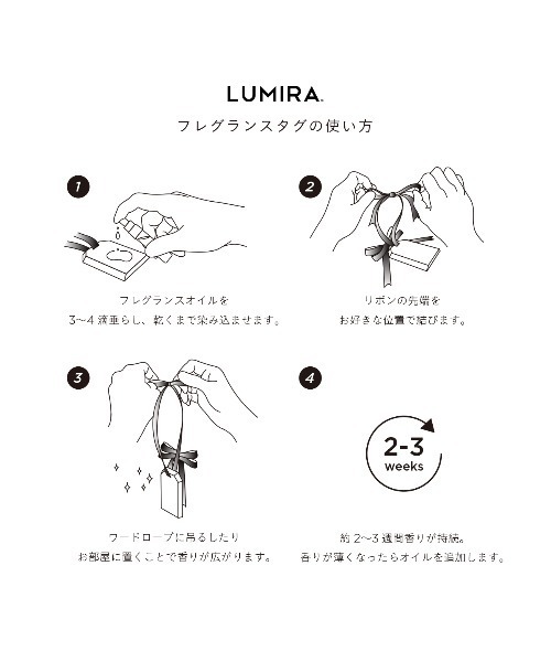 LUMIRA ルームフレグランス Tuscan Fig Fragrance Tag (トスカーナ