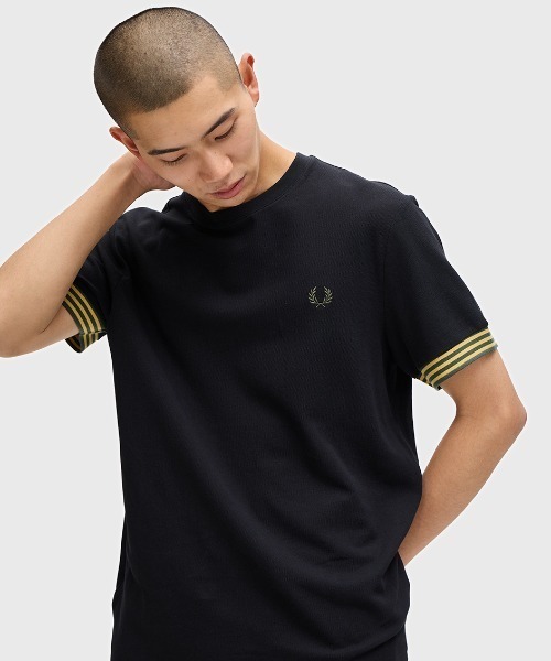 Tシャツ・カットソー STRIPED T-SHIRT Striped T-shirt | Medium Green | Jack & Jones®