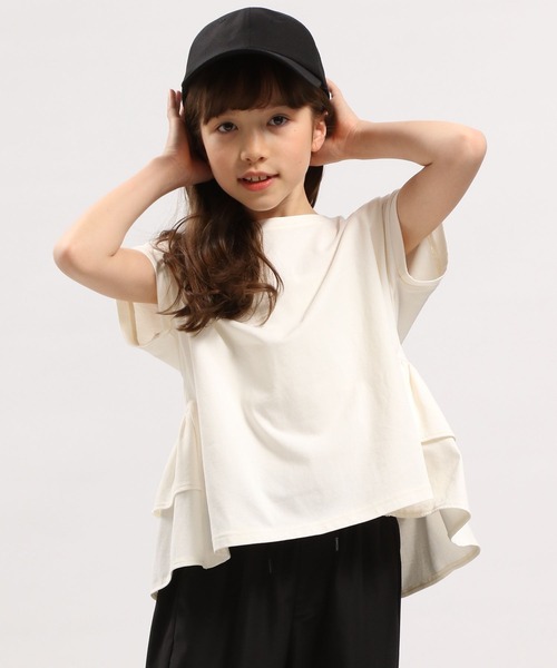 tシャツ Tシャツ 冷感後ろフリルTシャツ/キッズ/186251 キッズ 