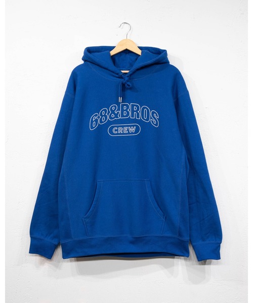 極美品 68&BROTHERS スウェット 裏起毛 プルオーバー パーカー 68bros008_b.jpg