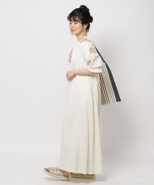 *関税送料込*【PATOU】オフショルダー ファイユマキシワンピース 送料無料】ワンピース 花柄 マキシワンピース レディース 無地