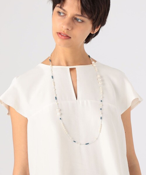 【再入荷】≪MERCEDES SALAZAR≫ パール ロング ネックレス MERCEDES SALAZAR ネックレス パールロングネックレス