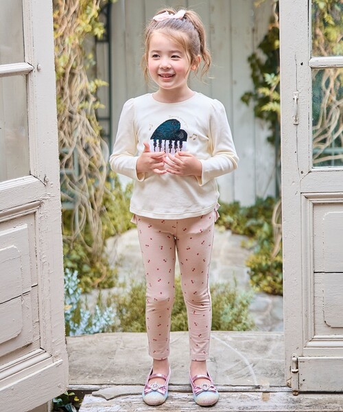 ANY（エニィ） tシャツ ミラクルスパンコール長袖Tシャツ キッズ 子供