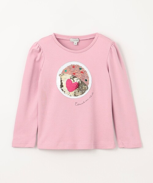 ANY（エニィ） tシャツ ミラクルスパンコール長袖Tシャツ キッズ 子供