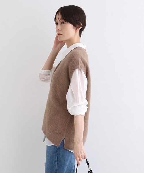 INDIVI（インディヴィ） ニット セーター 「フォックス混」ゆる