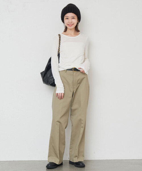 tシャツ ソフトコットン クルーネックカットソー レディース SLOBE IENA tシャツ ソフトコットンクルーネック レディース