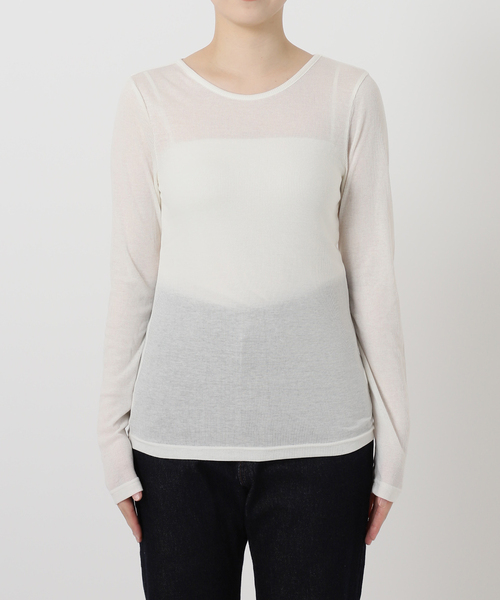 SLOBE IENA tシャツ ソフトコットンクルーネック レディース
