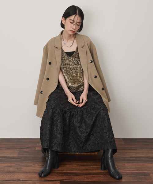 Shelly island（シェリーアイランド） スカート ラウンドヘム