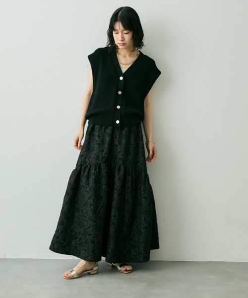 Shelly island（シェリーアイランド） スカート ラウンドヘム