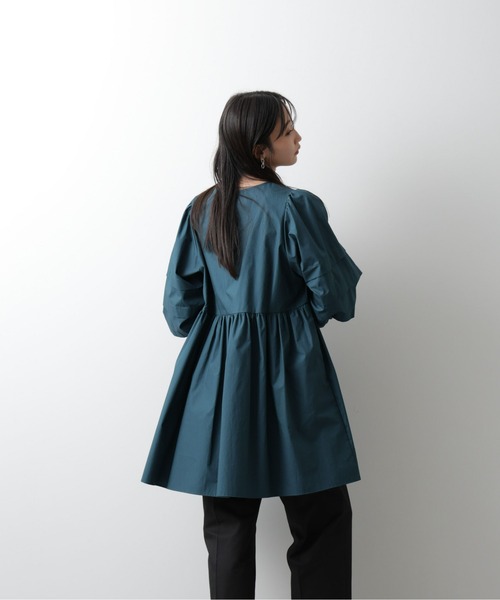 【新品未使用】アメノチハレ チュニックワンピース NANO universe（ナノ・ユニバース） ワンピース 「ZOZO限定」前開き