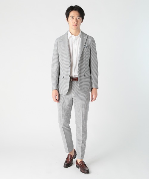 CROWDED CLOSET ジャケット テーラードジャケット 千鳥柄カラミ