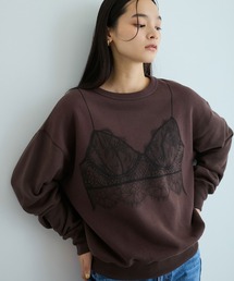 トレーナー スウェット 「PROTAGONISTA for ADAM ET ROPE'」別注 Lingerie Sweat Shirt レディース｜ZOZOTOWN Yahoo!店