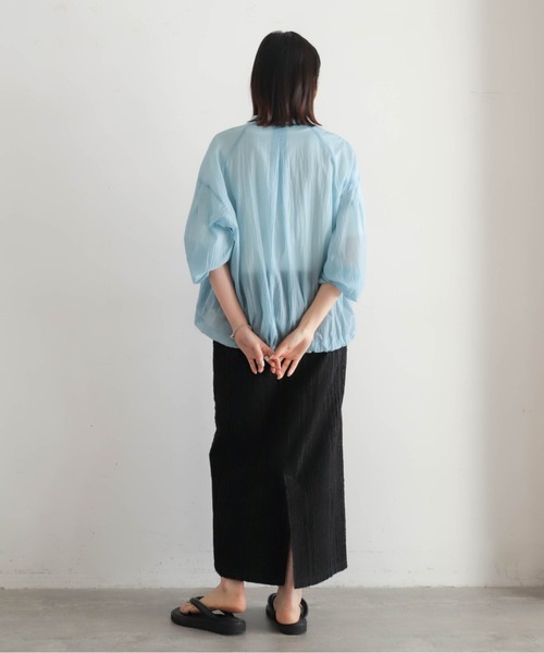 「NOMBRE IMPAIR」 スウェットカットソー FREE キナリ レディース NOMBRE IMPAIR ブルゾン アウター シアーナイロン スタンド