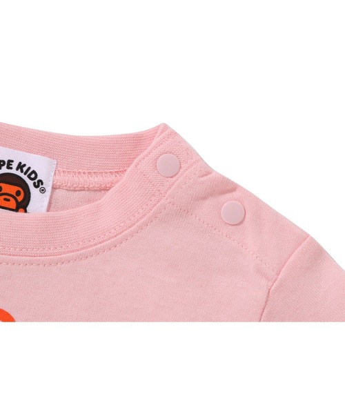 A BATHING APE tシャツ BABY MILO ＆ FRIENDS LS TEE キッズ