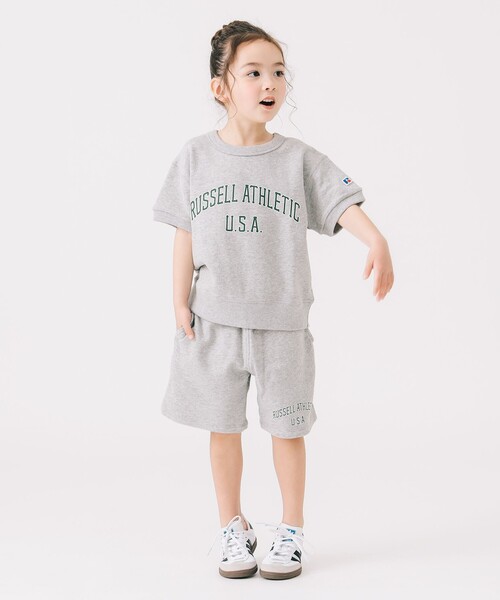 c-boy style RUSSEL ATHLETIC ラッセル 短丈スウェット