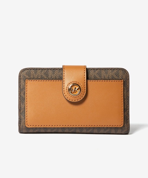【極美品】MICHAEL KORS CHARM リストレット付き 長財布 公式アウトレット】長財布 | ウィメンズ | マイケル・コース