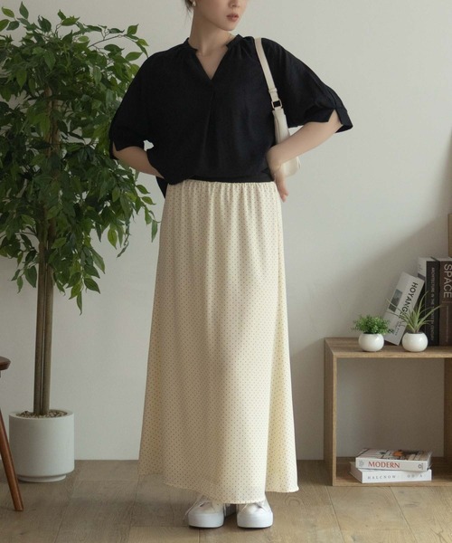 美品MARNI5分袖ブラウス NAVY ブラウス シャツ 5分袖スキッパーブラウス レディース