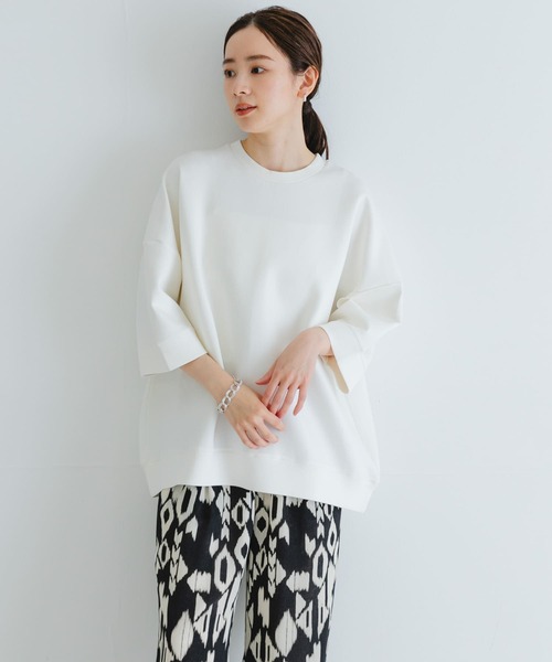 tシャツ new basic　ダンボールコクーントップス レディース