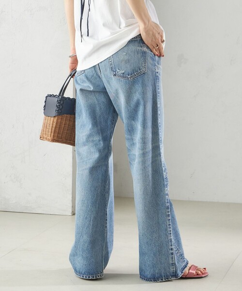 【美品】【別注】upperhights　ゆったり履く！オシャレが楽しくなるデニム upperhights ジーンズ デニム デニムパンツ 「SHIPS別注」upper