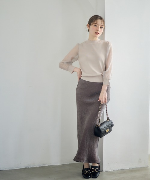 12Twelve Agenda スカート サテンナロースカート : ZOZOTOWN Yahoo!店