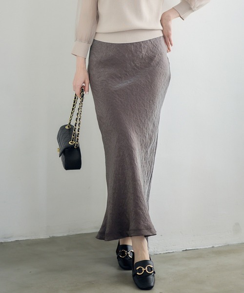 12Twelve Agenda スカート サテンナロースカート : ZOZOTOWN Yahoo!店