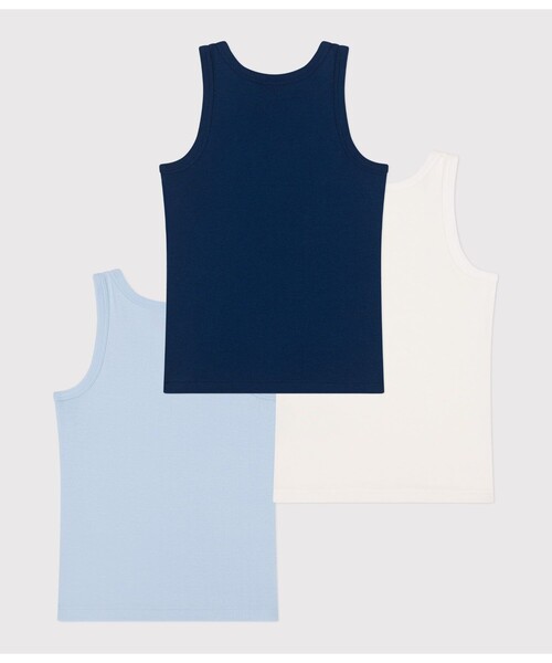PETIT BATEAU(プチバトー) 肌着 タンクトップ3枚組 キッズ 子供 PETIT BATEAU(プチバトー) 肌着 タンクトップ3枚組 キッズ 子供