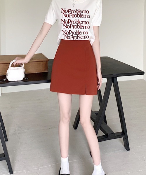 2ly2 スカート 美脚魅せ♪スリット入りタイトミニスカート : ZOZOTOWN