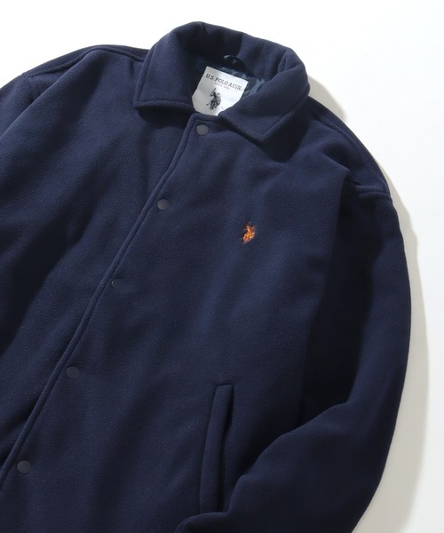 「U.S. POLO ASSN.」 ブルゾン L ライトグレー メンズ_画像5