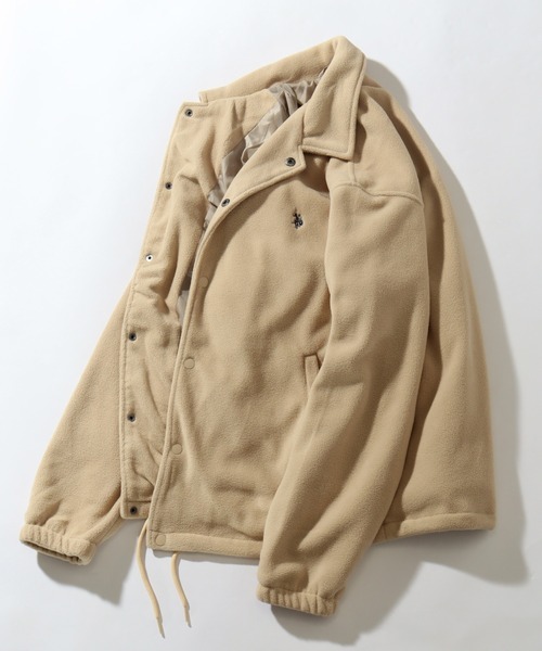 「U.S. POLO ASSN.」 ブルゾン L ライトグレー メンズ_画像7