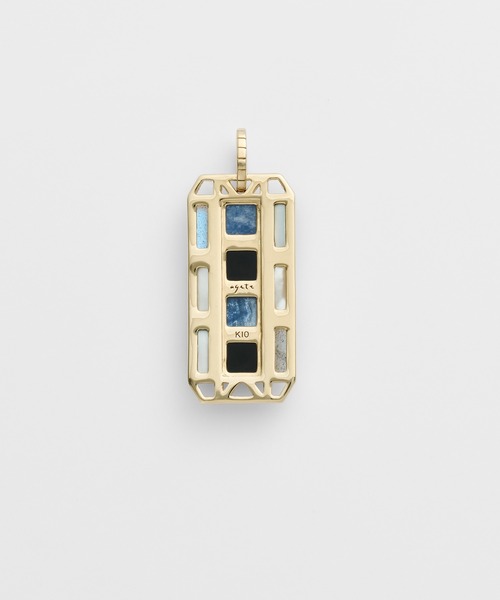 agete（アガット） チャーム K10マルチストーンチャーム レディース