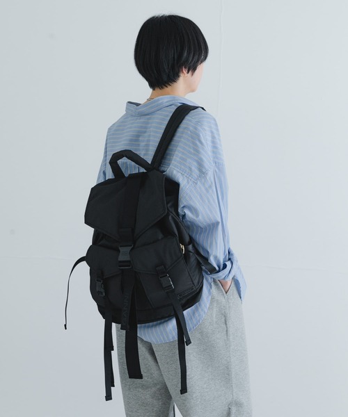 25日までの出品/GANNI ブラック ナイロン リュック Ganni Recycled tech backpack for Women - Black in UAE